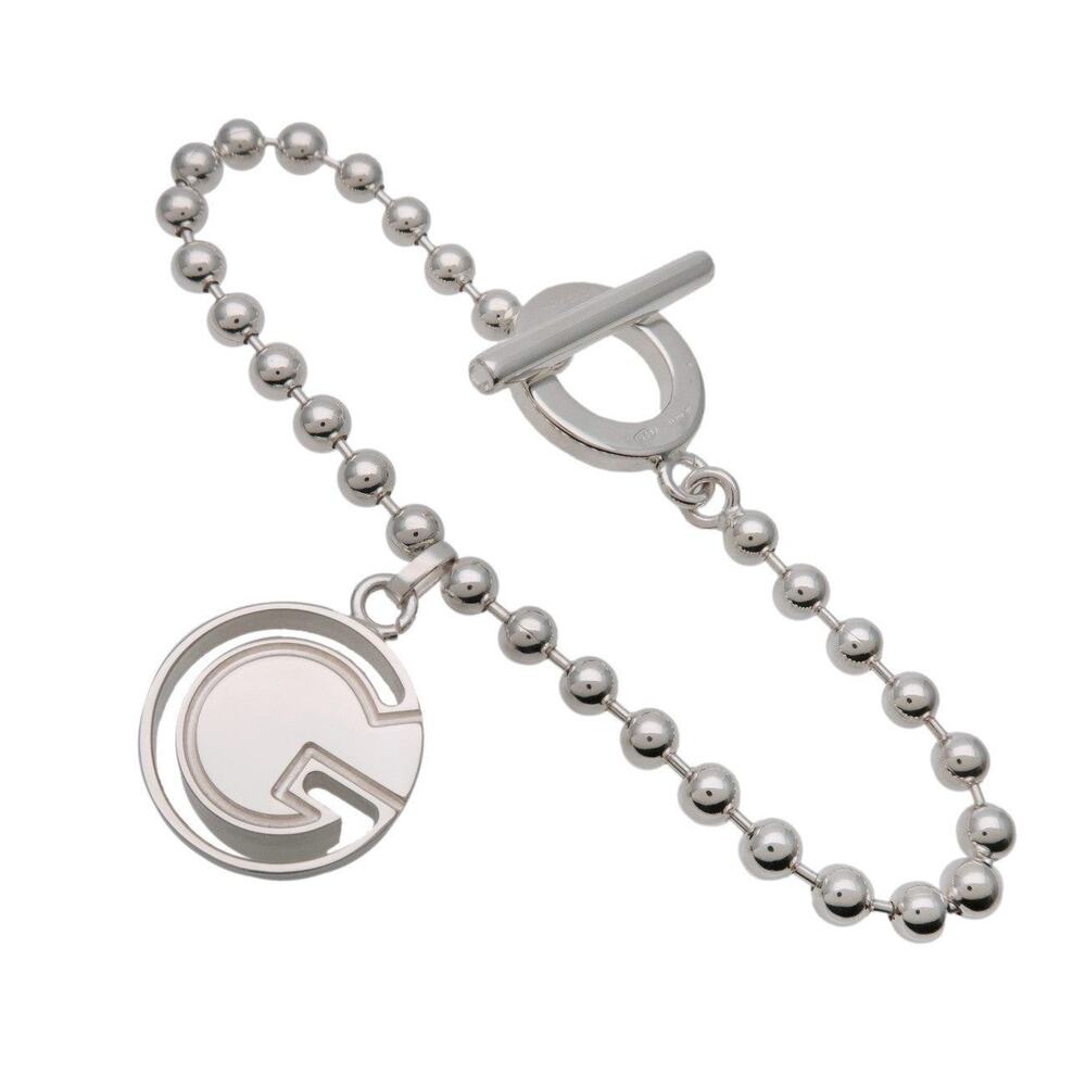 Gucci Ball Chain Bracelet Sterling Silver